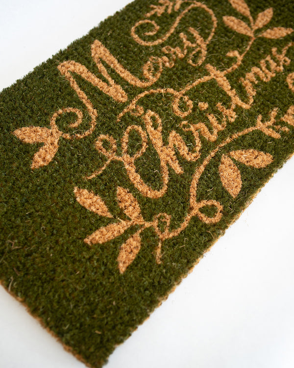 Pine Merry Christmas Doormat