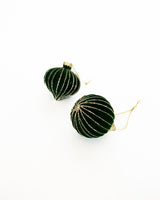 Forest Velvet Ornament - Set of 2