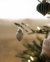 Mini Silver Ornaments - Set of 9