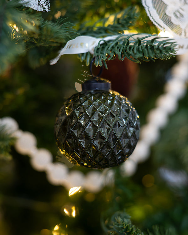 Evergreen Glass Ornament