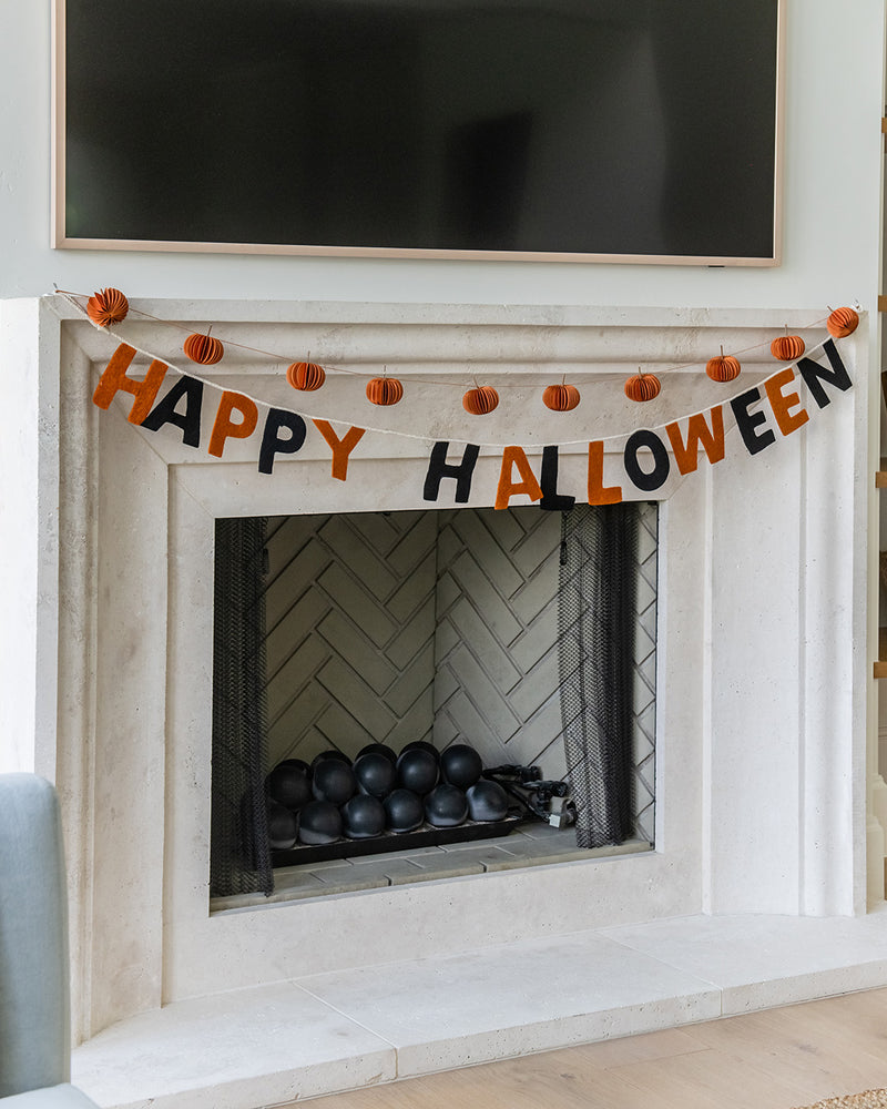 Happy Halloween Felt Banner