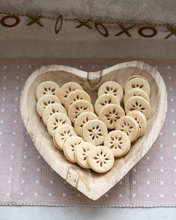 Hand Carved Wooden Heart Bowl