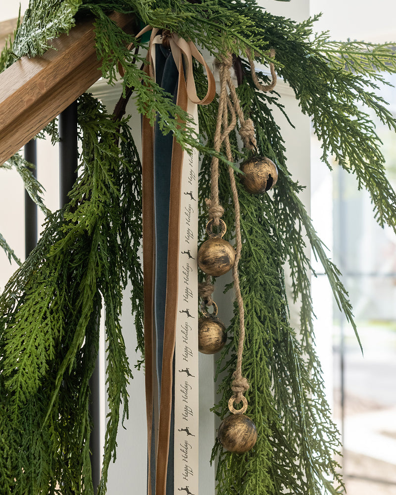 Hanging Metal Round Jingle Bells