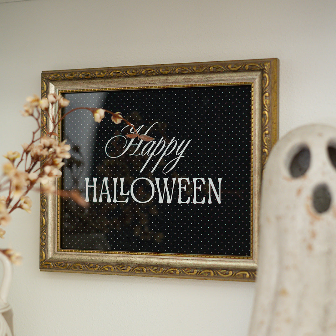 Classic Halloween Framed Art