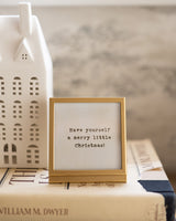 Mini Christmas Saying Frames - Set of 3