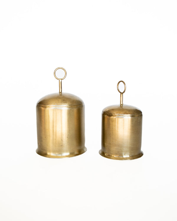 Large Brass Holiday Bell