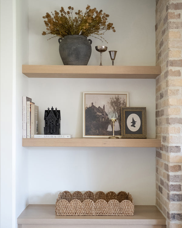 Woven Scalloped Tray
