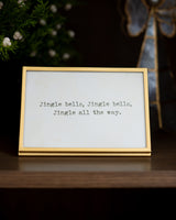 Large Christmas Saying Frames - Set of 3
