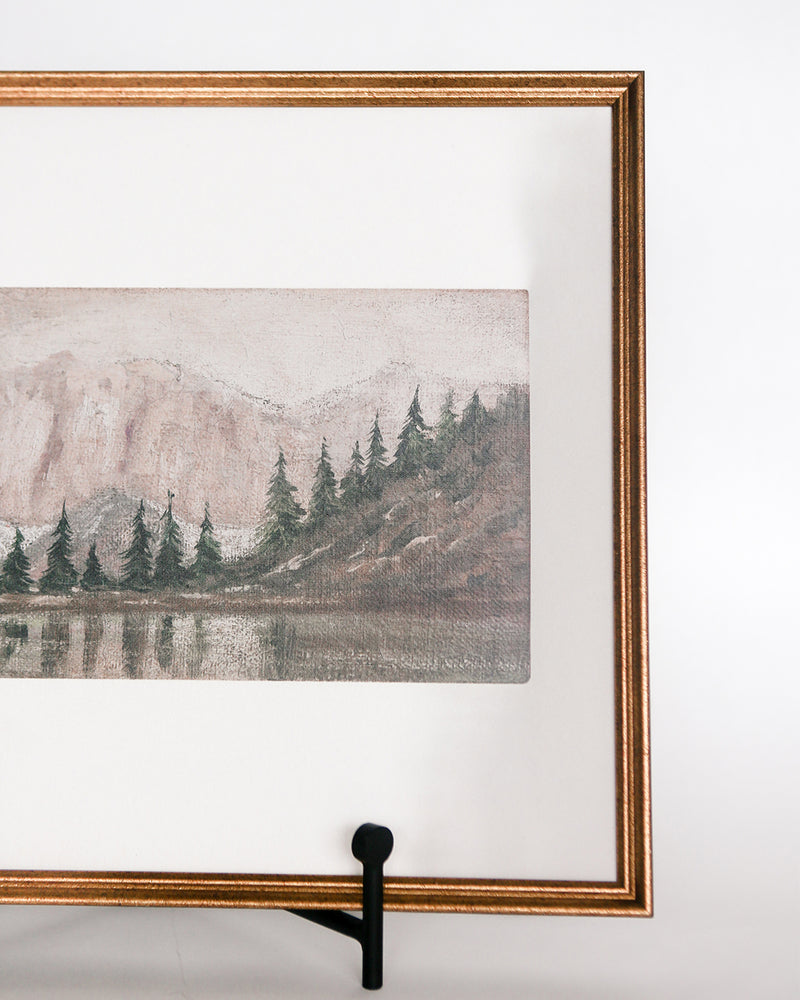 Vintage Lake Art - Framed