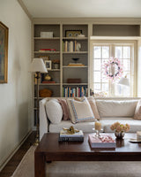 Mauve Pembroke Stripe Pillow