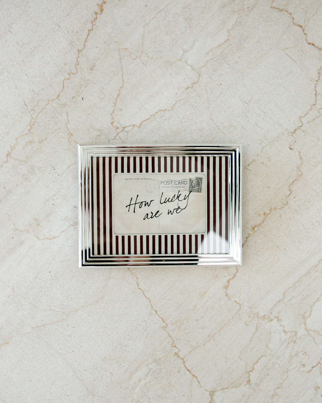 How Lucky Are We Framed Art