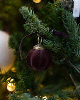 1/3" Plum Velvet Ribbon - 5 Yards