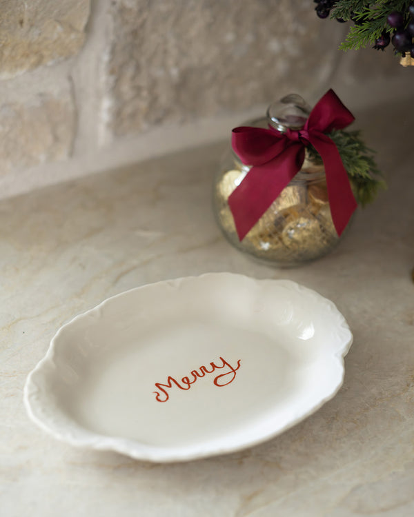 Merry Table Platter