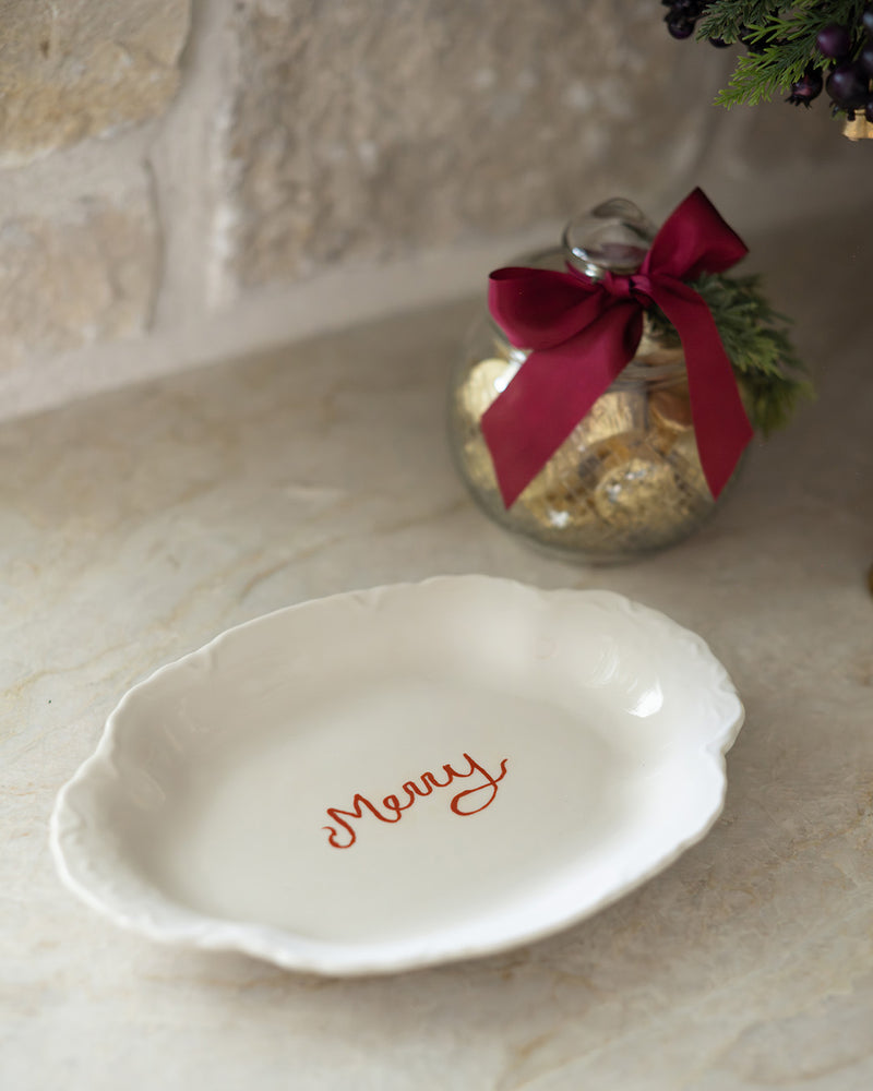 Merry Table Platter