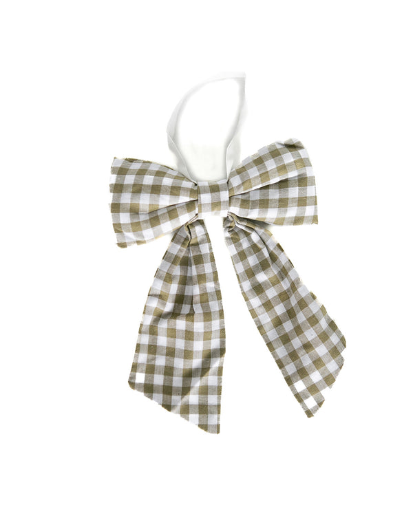 Small Gingham Bow