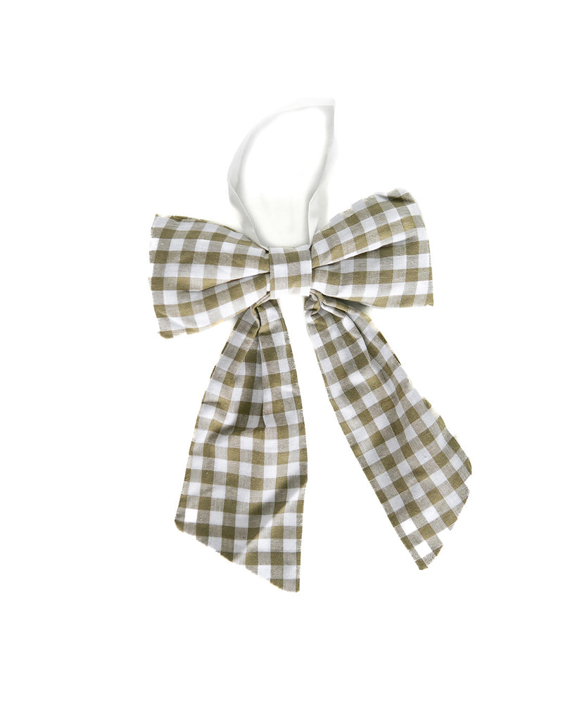 Small Gingham Bow
