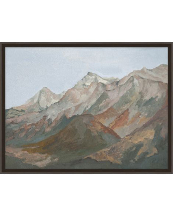Mountain Ruby Framed Art
