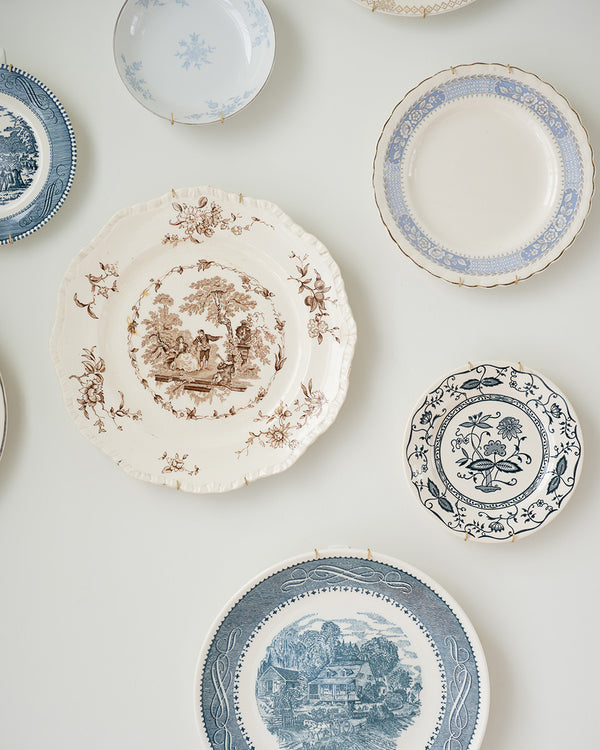 Vintage Plate Set - One of A Kind