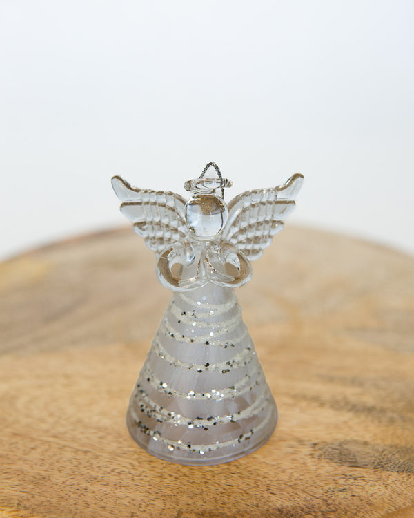 Frosted Angel Ornament