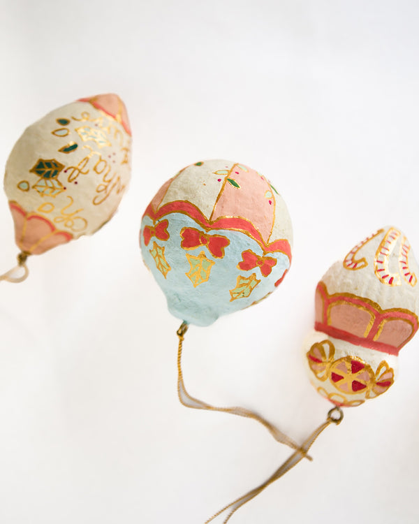 Pastel Ornaments - Set of 4