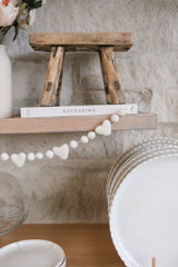 Felt Heart Pom Pom Garland