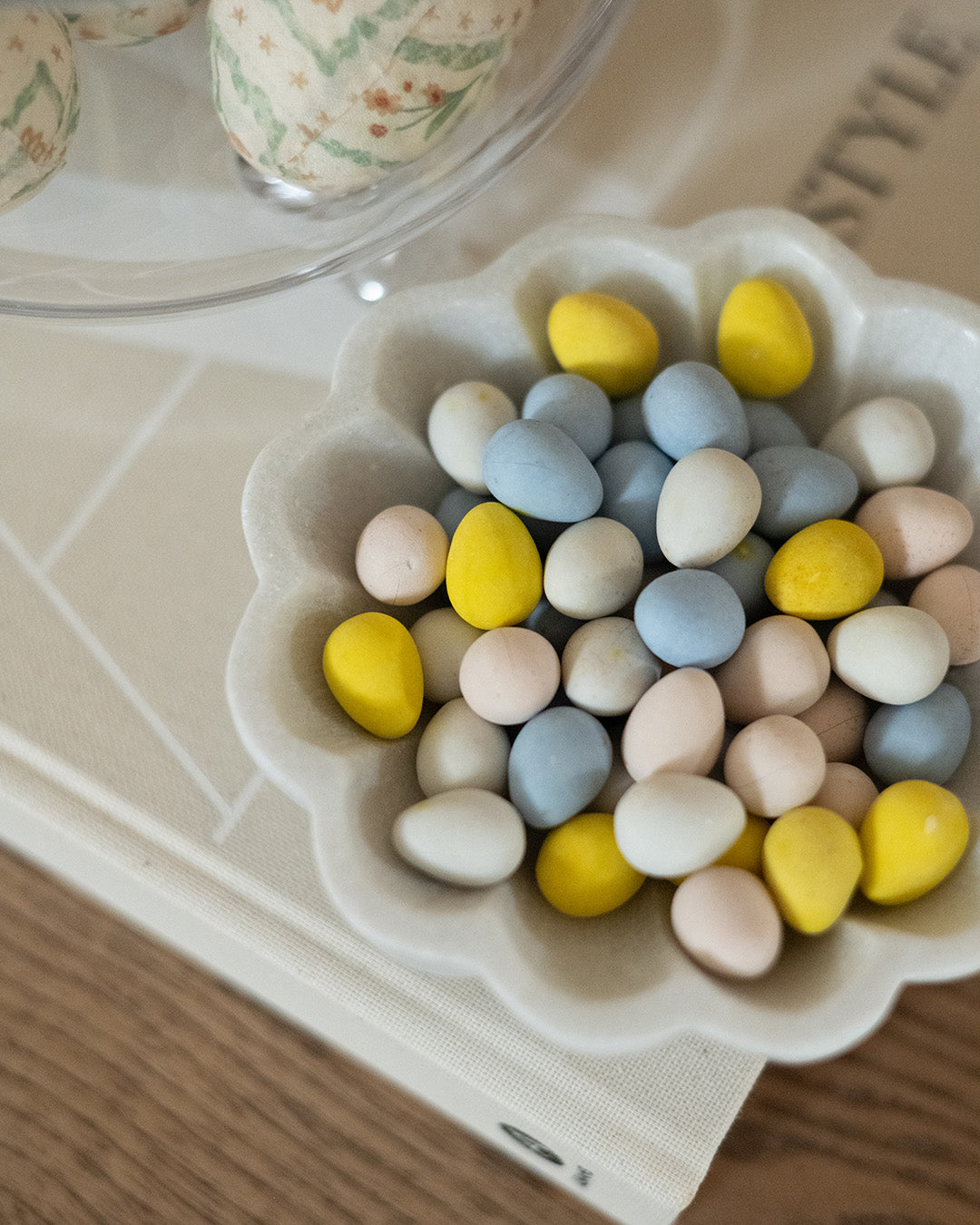Marble Petal Dish