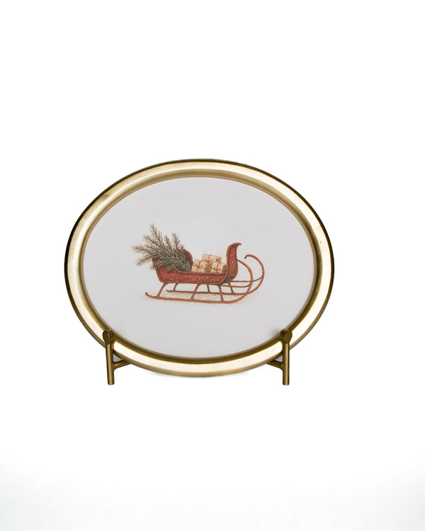 Classic Sleigh Framed Art