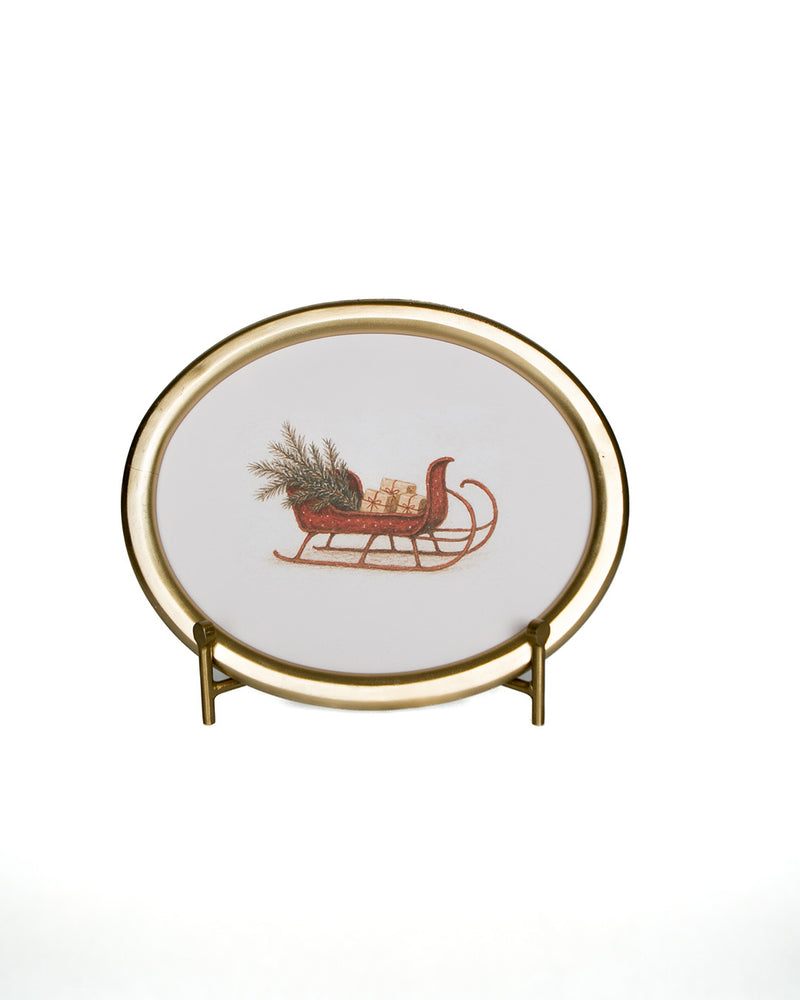 Classic Sleigh Framed Art