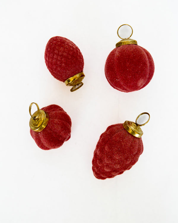 Rust Ornaments - Set of 4