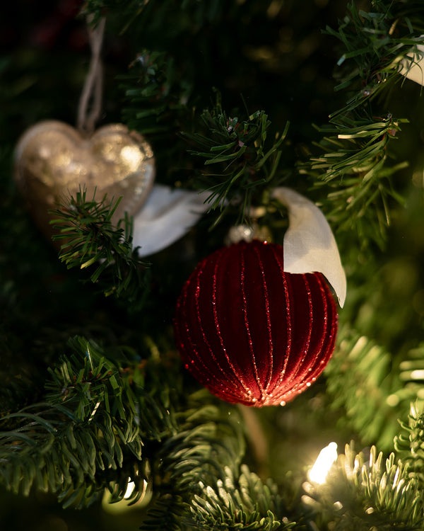 Holly Berry Ornaments - Set of 2