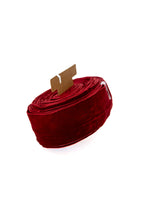 2" Crimson Velvet Ribbon - 10 yds