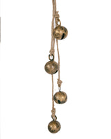 Hanging Metal Round Jingle Bells