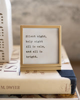 Mini Christmas Saying Frames - Set of 3