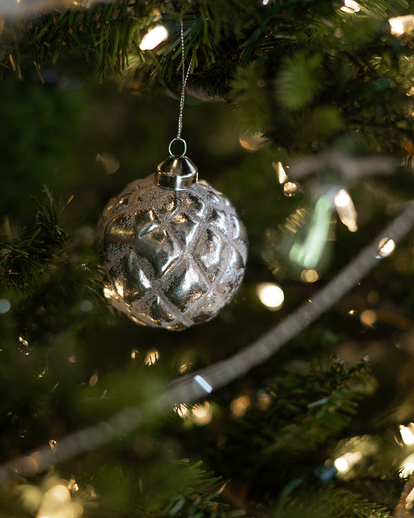 Frosted Carve Ornament