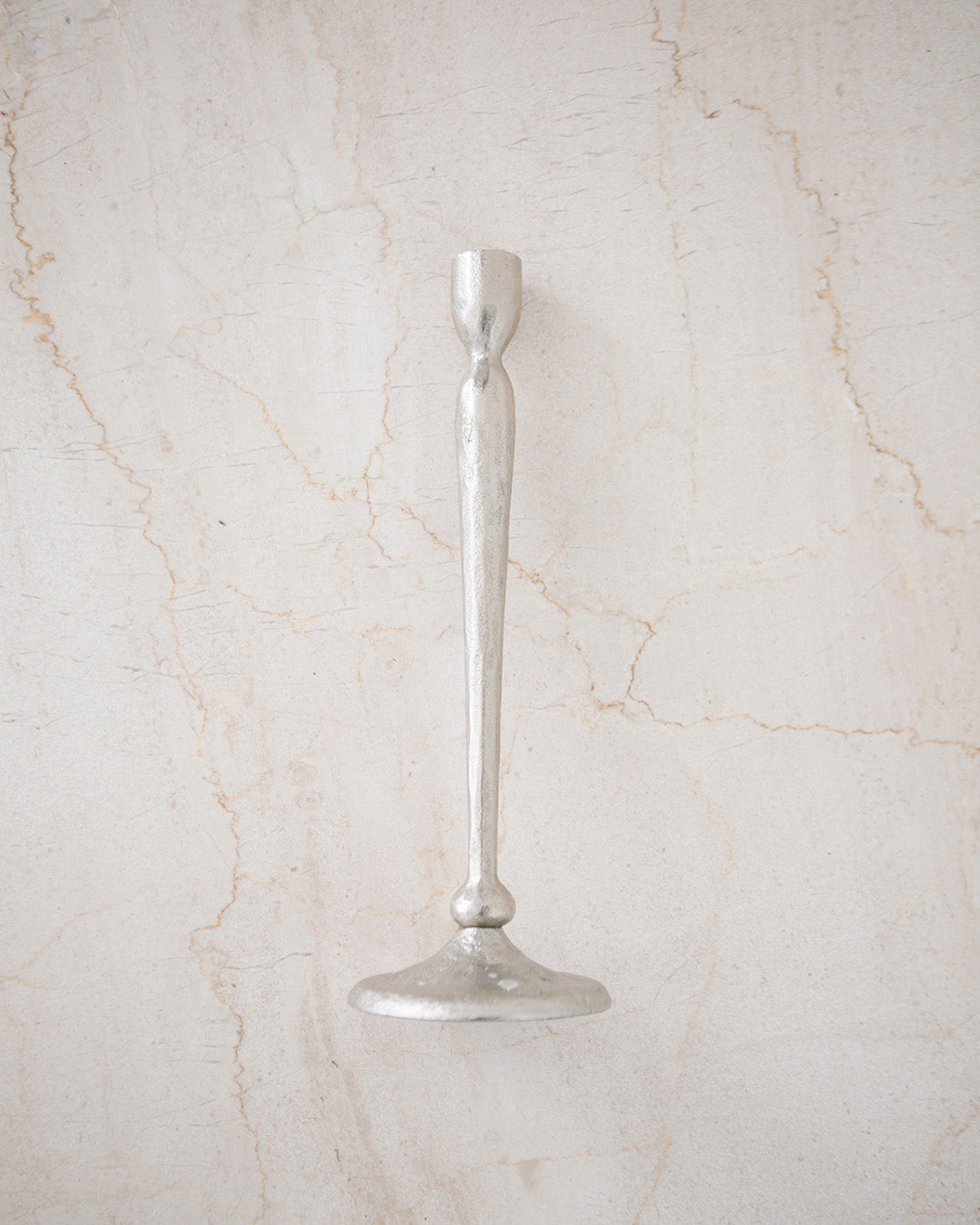 Classic Silver Candle Holder