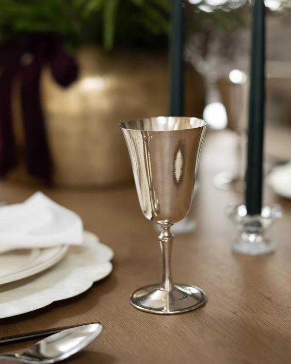 One of Kind Silver Goblets - Set of 10