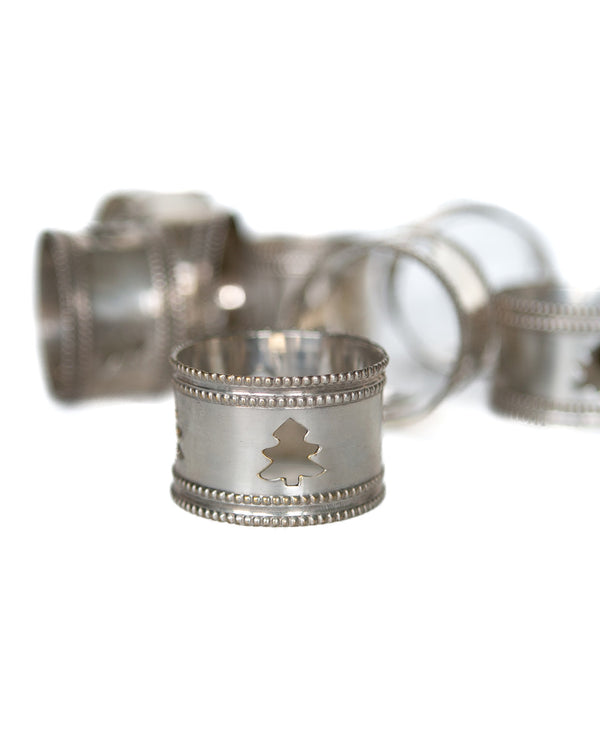 One of Kind Silver Napkin Rings