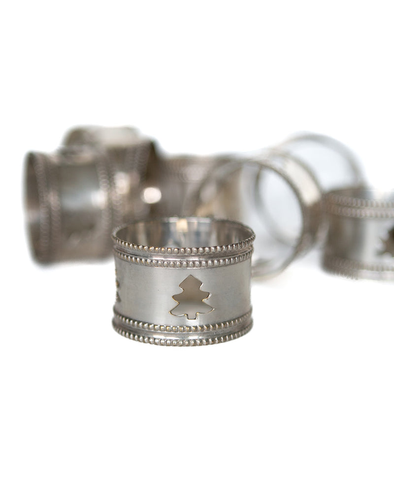 One of Kind Silver Napkin Rings