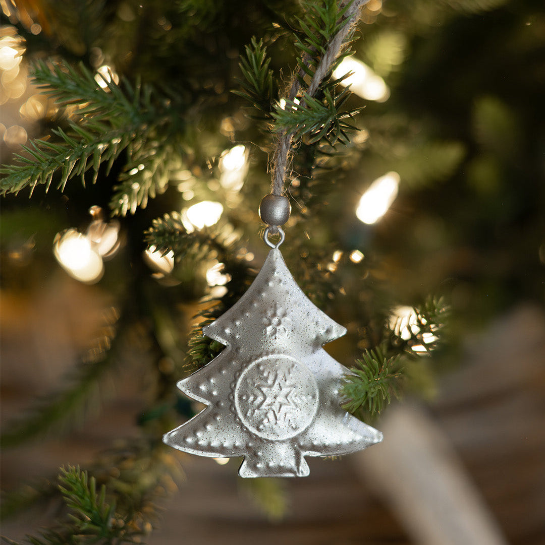 Silver Lane Ornaments - Set of 2