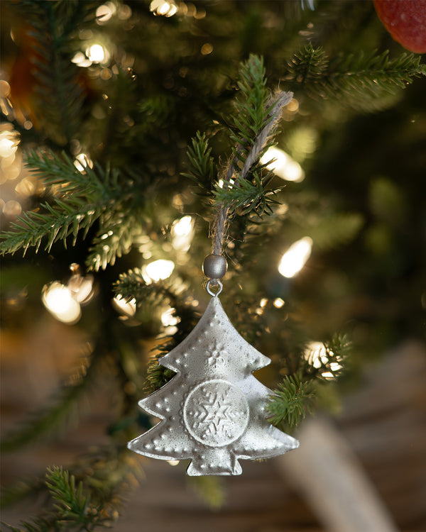 Silver Lane Ornaments - Set of 2