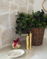 Vintage Noel Glass Canister