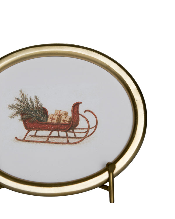 Classic Sleigh Framed Art