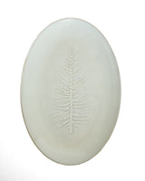 Stoneware Platter w/ Tree Design