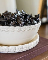 Stoneware Skull Tray