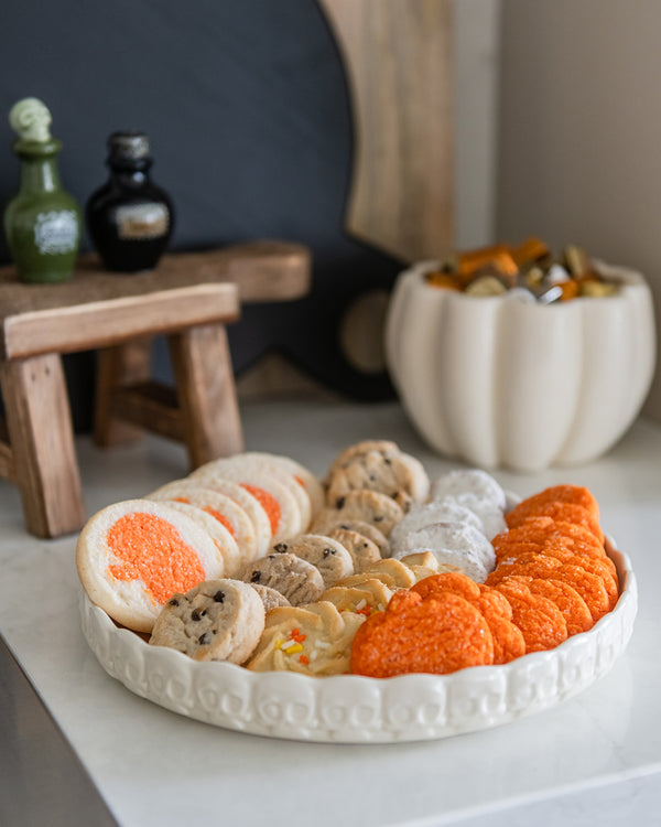 Stoneware Skull Tray