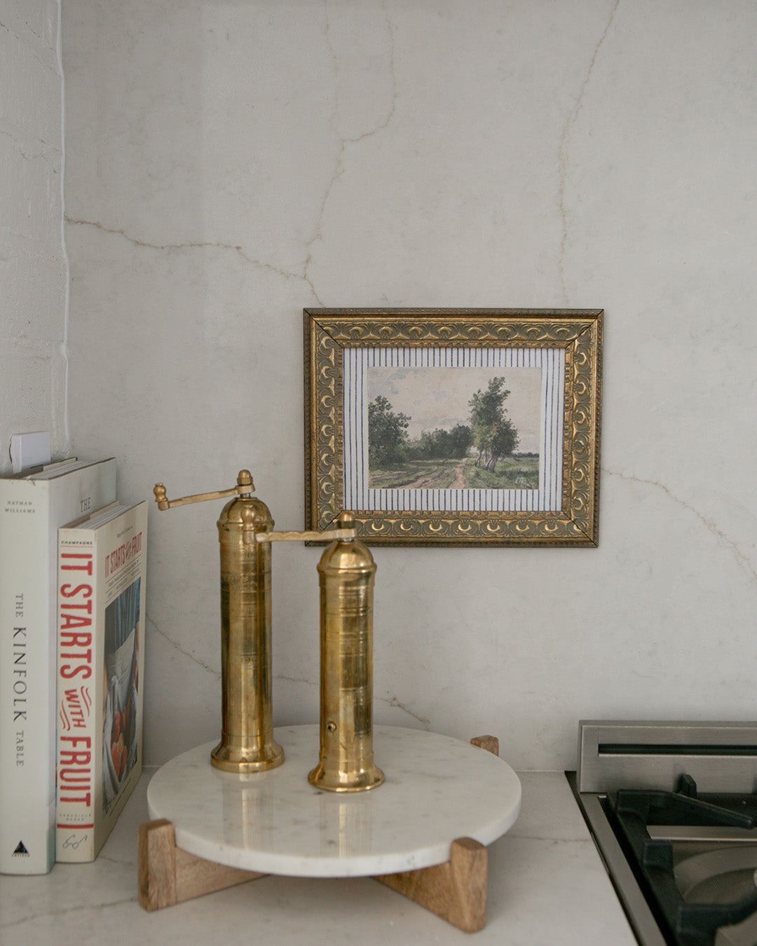 Pinstripe Framed Art