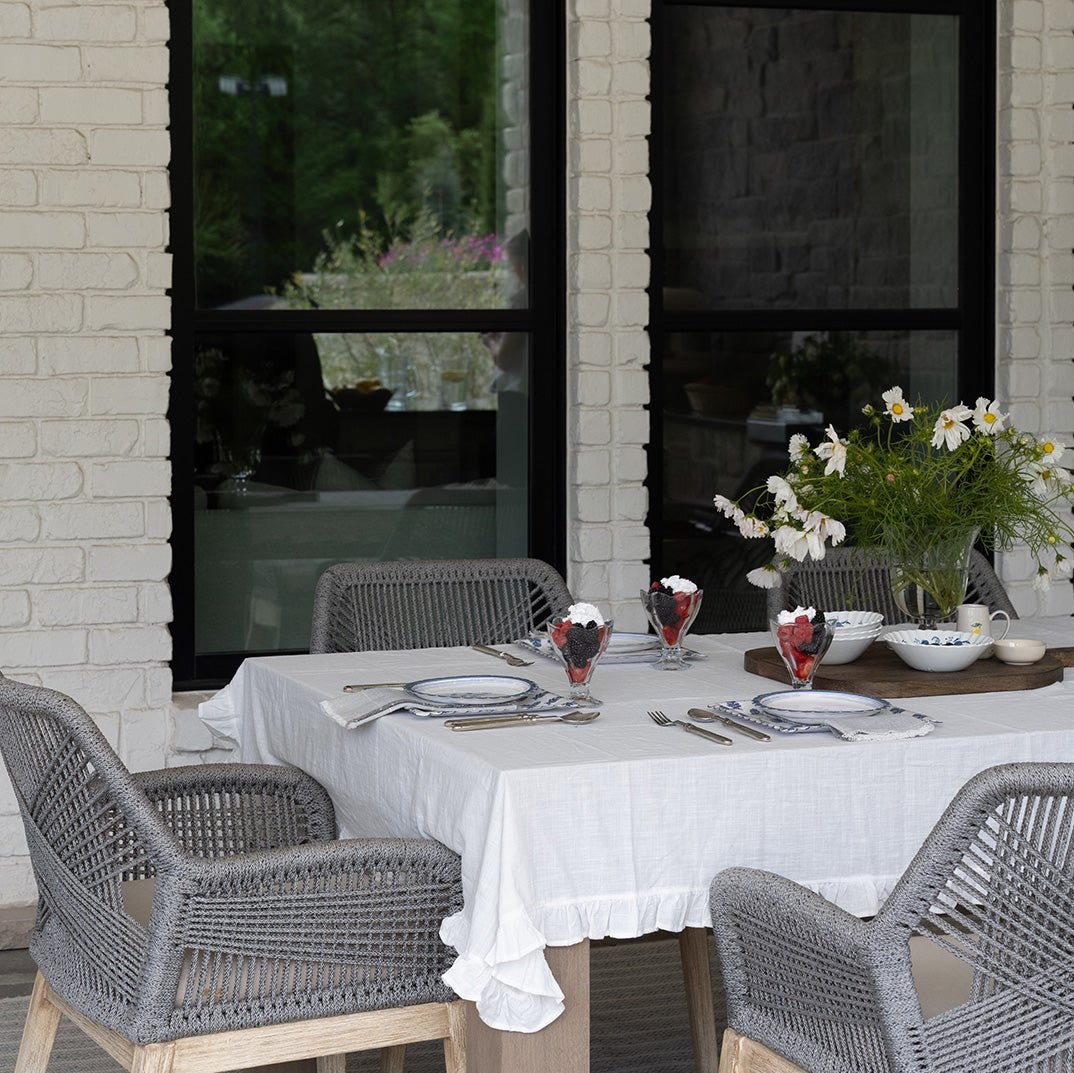 Finley Ruffle Tablecloth