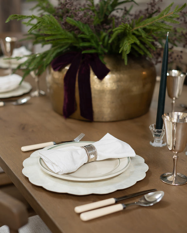 One of Kind Silver Napkin Rings