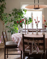 Ivory Heart Taper Candles