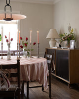 Pink Heart Taper Candles